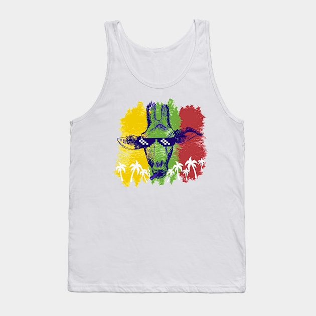 giraffes african style Tank Top by tee4ever